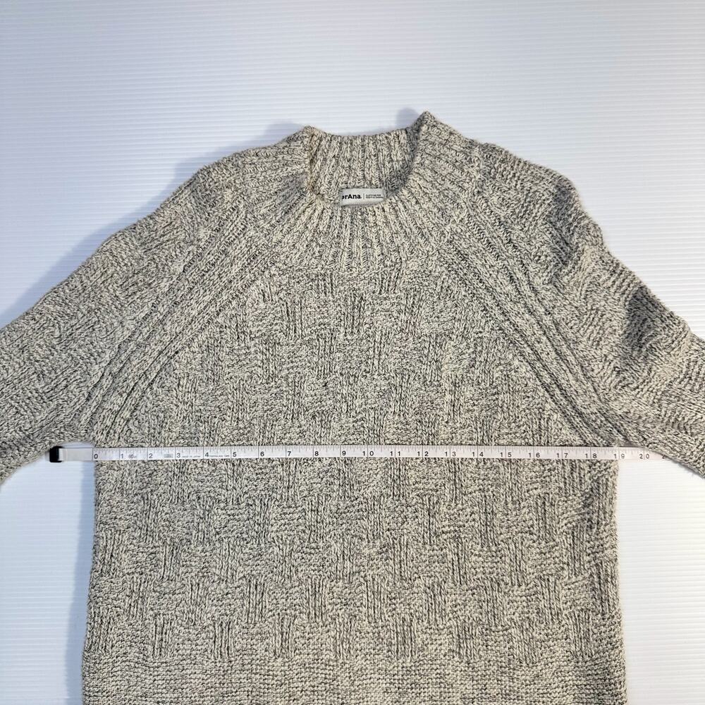 prAna Sky Meadow Sweater Large Recycled Cotton Knit Outdoor Gorpcore Ethical - Picture 11 of 16
